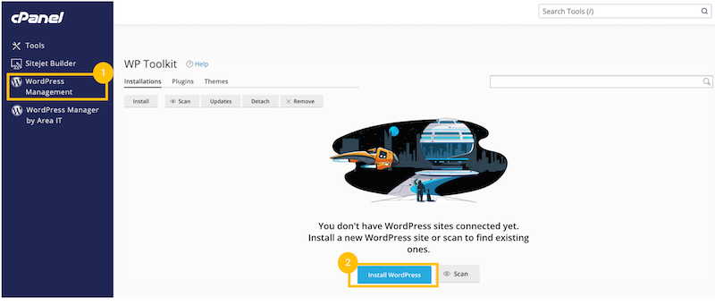 WordPress uzstādīšana